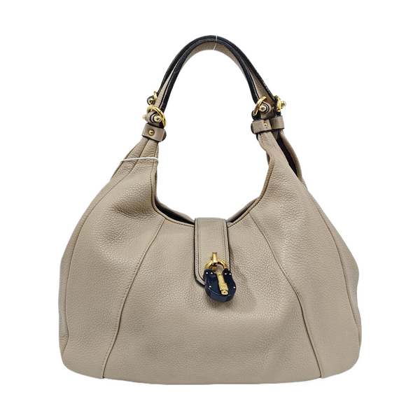 Calfskin Tote Bag Beige