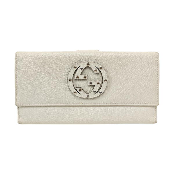 Blondie Calfskin White Wallet