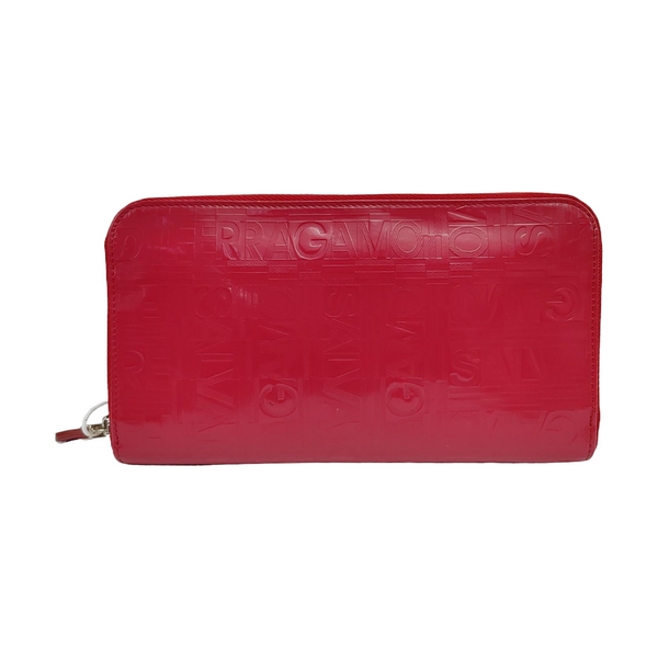 Leather Wallet Red