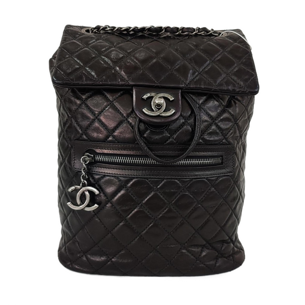 MOUNTAIN Quilted Calfskin Black
