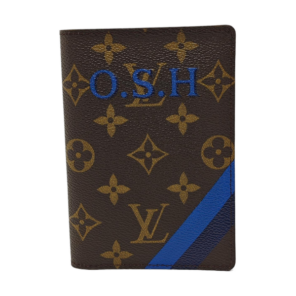 Monogram Coated Canvas Wallet Brown