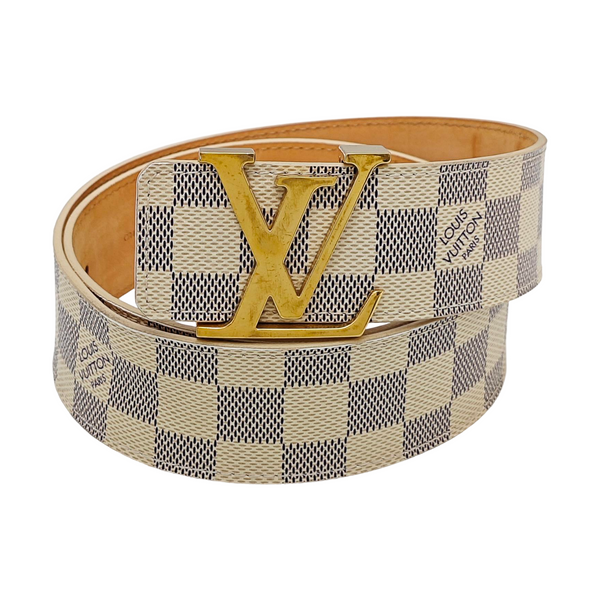 Coated Canvas Belt White