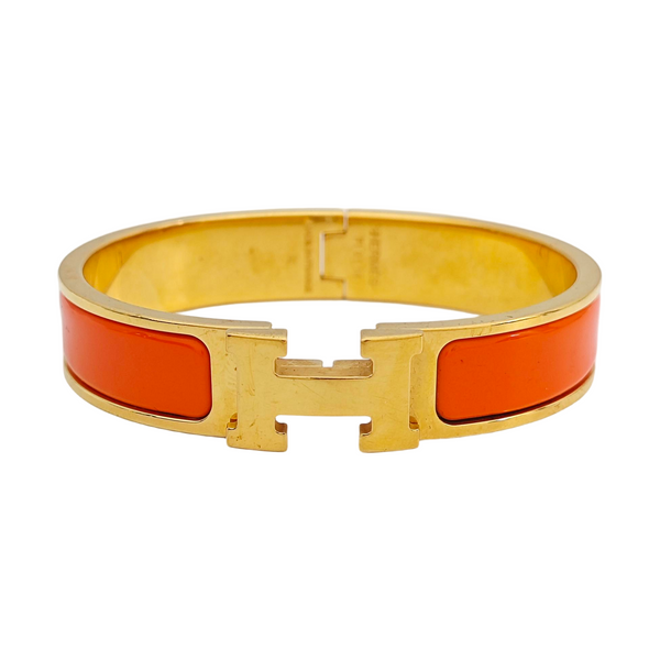 Clic H Metal Gold Bangle