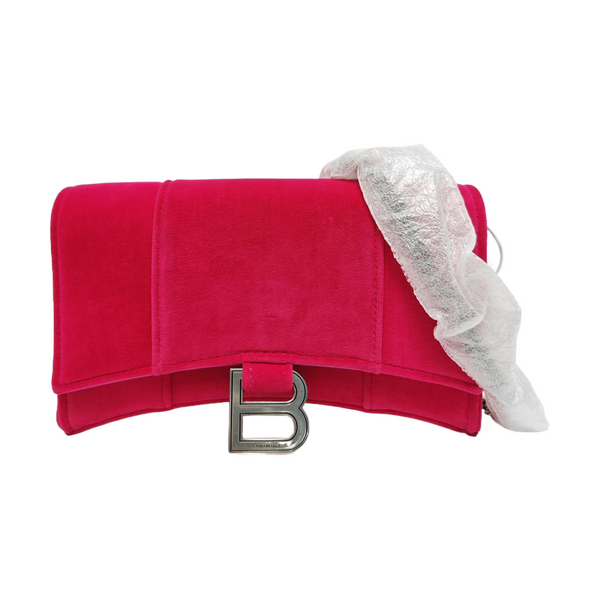Fabric Shoulder Bag Red