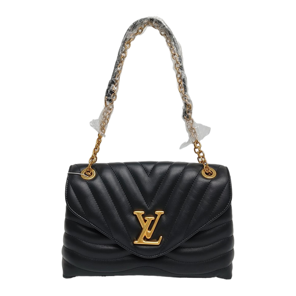 NEW WAVE GM Quilted Calfskin Black