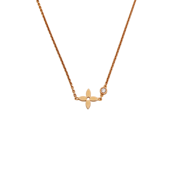 IDYLLE BLOSSOM 18k Gold Rose Gold Necklace
