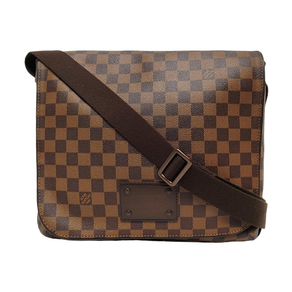 BROOKLYN Damier Ebene Coated Canvas Brown