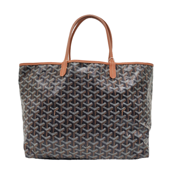 Authenticated pre-owned Saint Louis PM Coated Canvas Black - Tote Bag at Looply