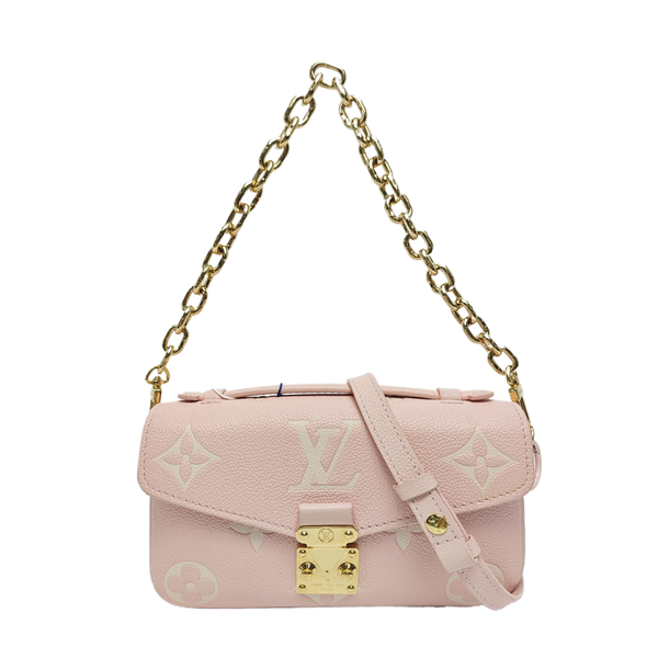 MÉTIS EAST WEST Monogram Calfskin Pink