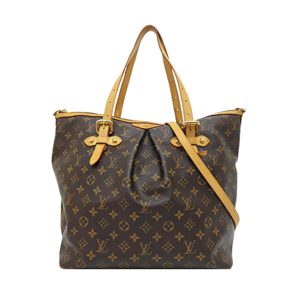 PALERMO GM Monogram Coated Canvas Brown