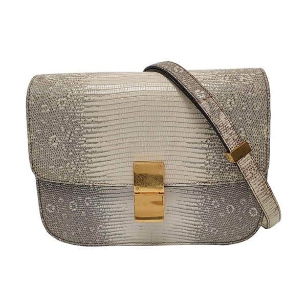 CLASSIC BOX Medium Lizard White