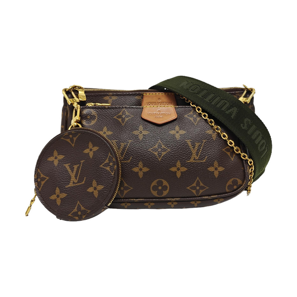MULTI Monogram Coated Canvas Brown