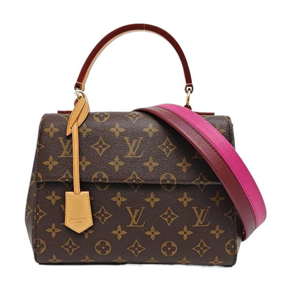 CLUNY Monogram Coated Canvas Brown