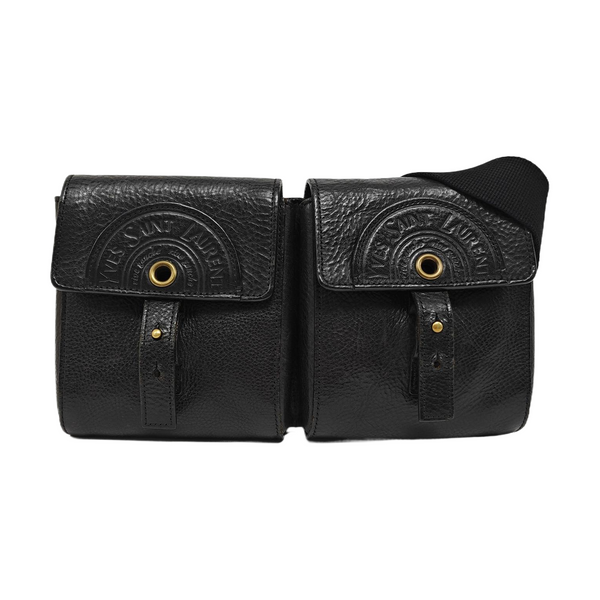 Calfskin Shoulder Bag Black
