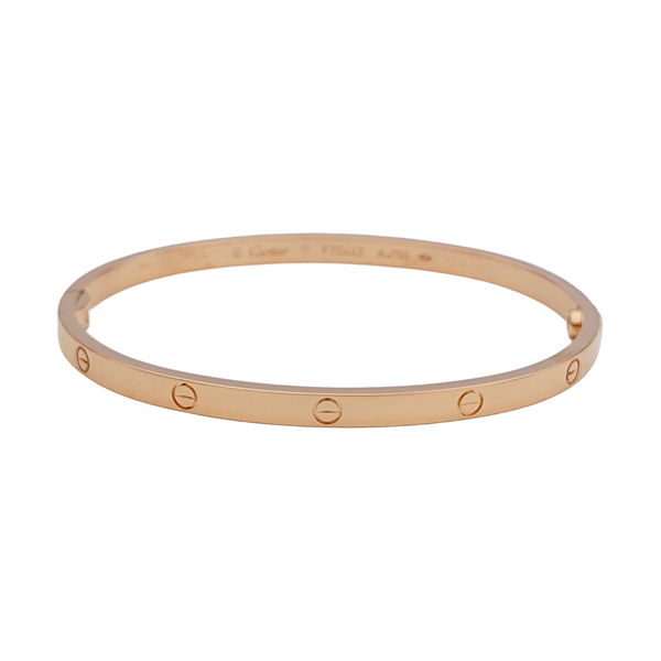 LOVE 18k Rose Gold Bangle