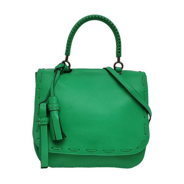 Calfskin Shoulder Bag Green