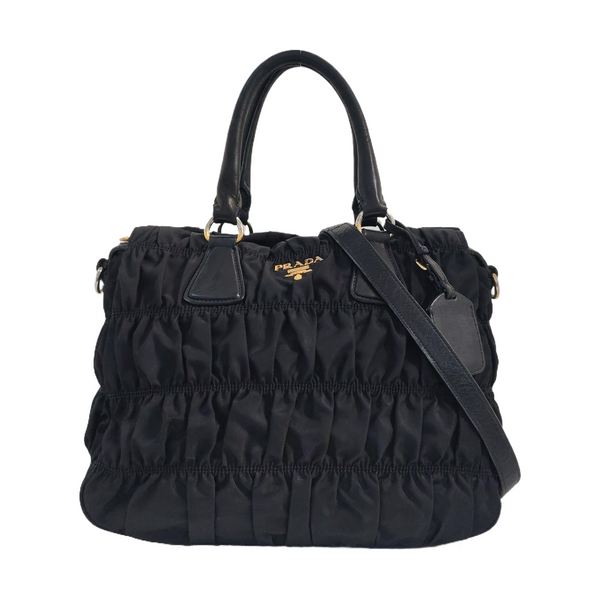 Gaufre Nylon Black