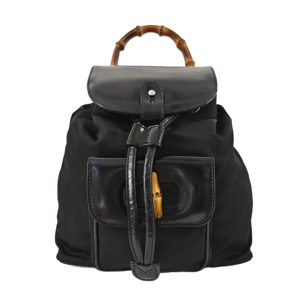 Canvas Backpack Black