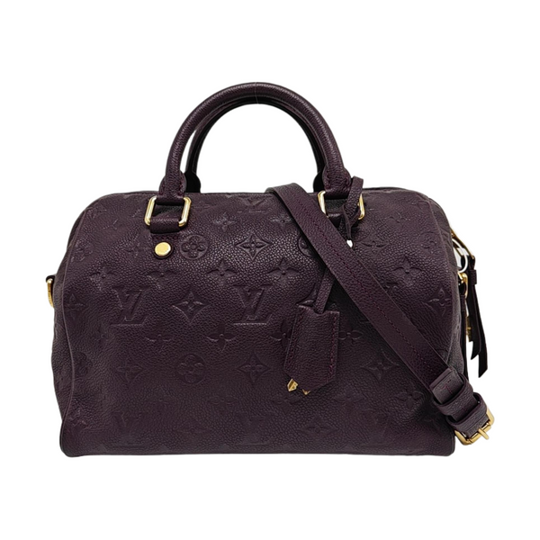 Authenticated pre-owned SPEEDY 25 Calfskin Purple - Shoulder Bag at Looply
