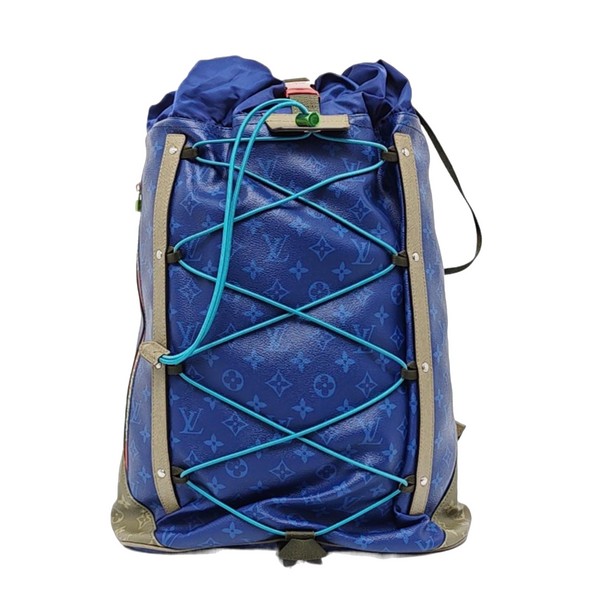 GM Monogram Coated Canvas Blue