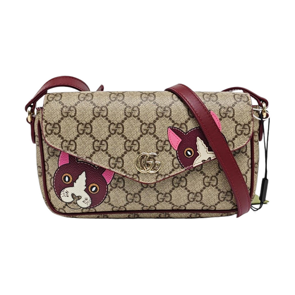 Monogram Coated Canvas Mini Beige