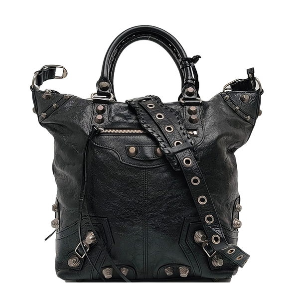 Le Cagole Small Calfskin Black