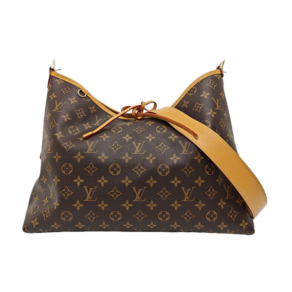 CARRYALL MM Monogram Coated Canvas Brown