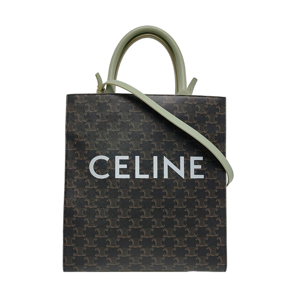 CABAS CELINE Small Coated Canvas Black