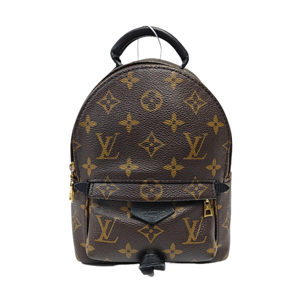 PALM SPRINGS Mini Monogram Coated Canvas Brown