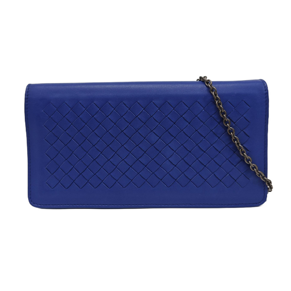 Lambskin Shoulder Bag Blue