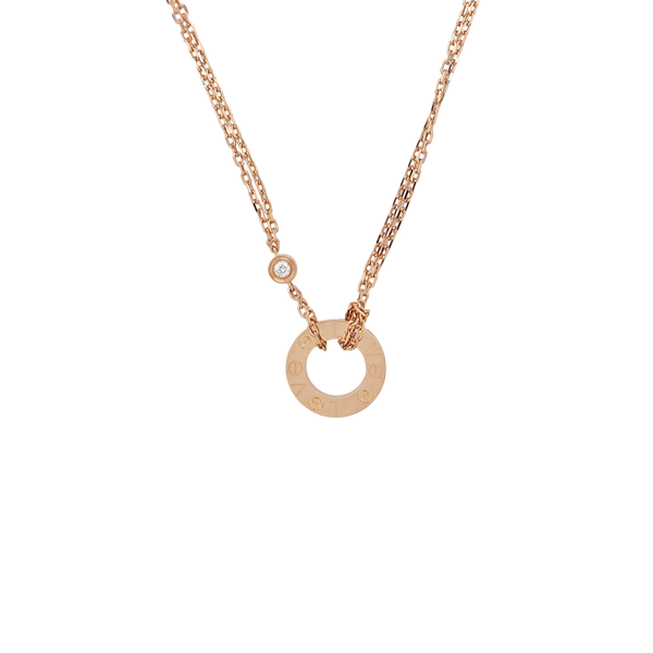 LOVE 18k Rose Gold Necklace