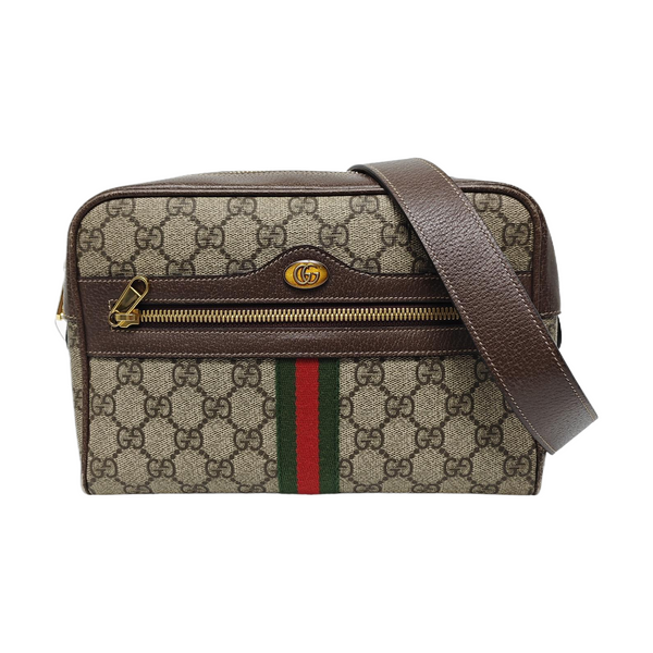 Lona revestida Monogram Ophidia Beige