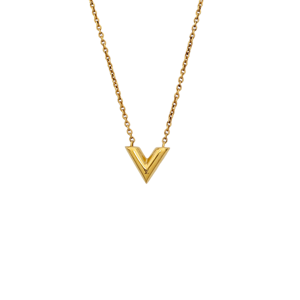 LV & ME Metal Gold Necklace