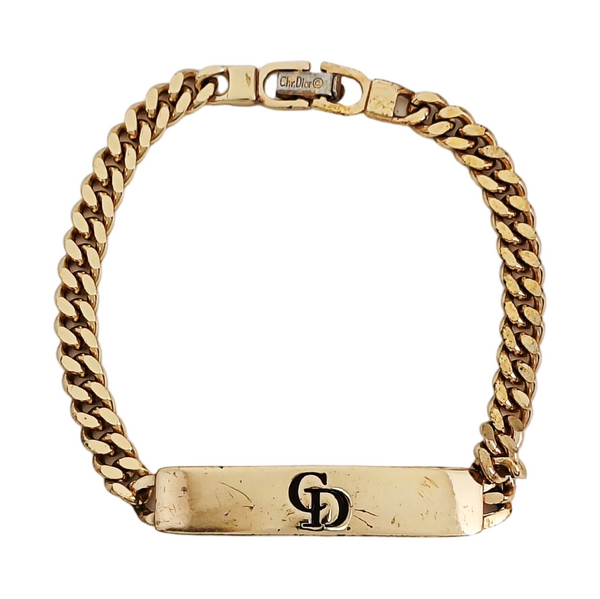 Petit CD Metal Gold Bracelet