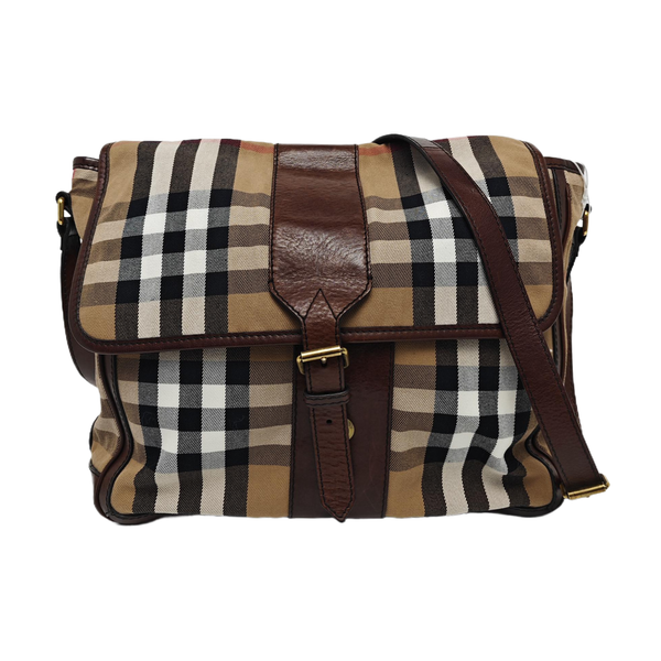 Canvas Shoulder Bag Brown