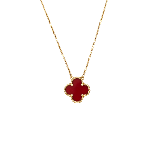 Vintage Alhambra 18k Gold Necklace