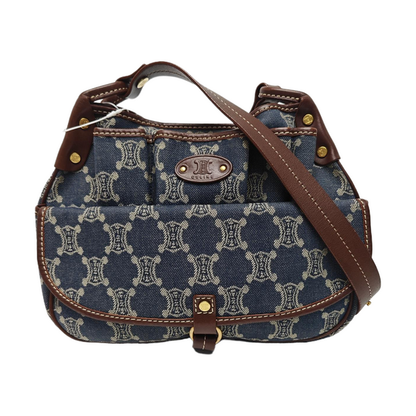 Canvas Shoulder Bag Blue