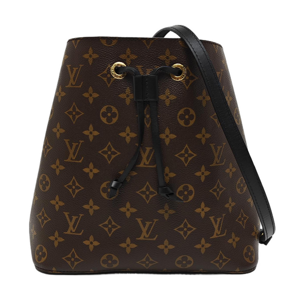 NÉONOÉ MM Monogram Coated Canvas Brown