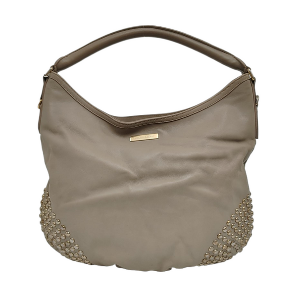 Calfskin Top Handle Bag Gray