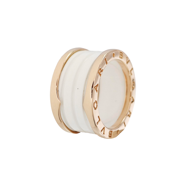 B.ZERO1 18k Rose Gold Ring EU 52