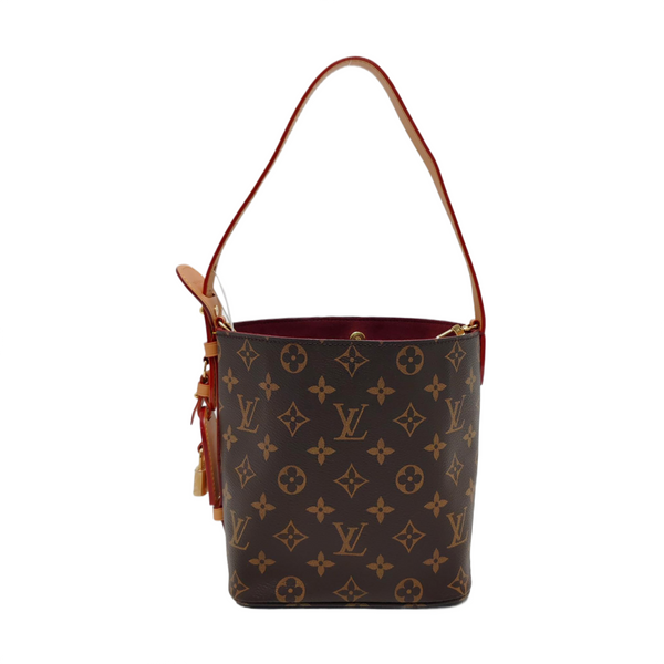 ALL IN BB Monogram Coated Canvas Brown