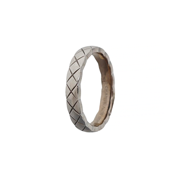 COCOCRUSH 18k White Gold Silver Ring EU 50