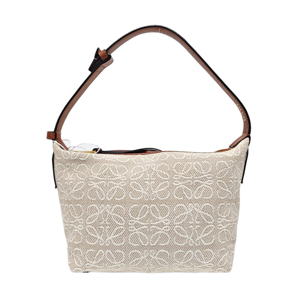 Anagram Small Monogram Canvas Beige