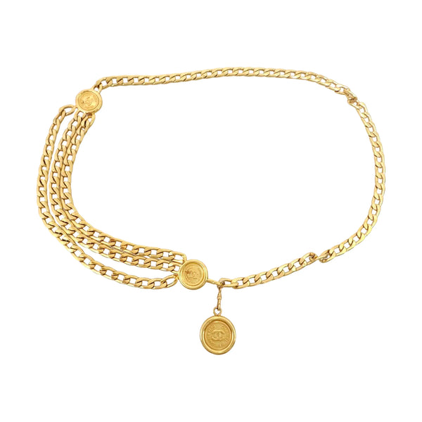 Metal Waist Chain Gold