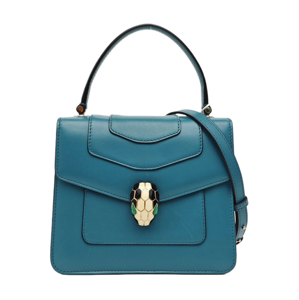 SERPENTI FOREVER Small Calfskin Green