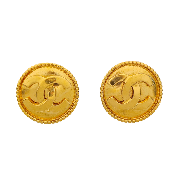 Metal Gold Clip On Earrings