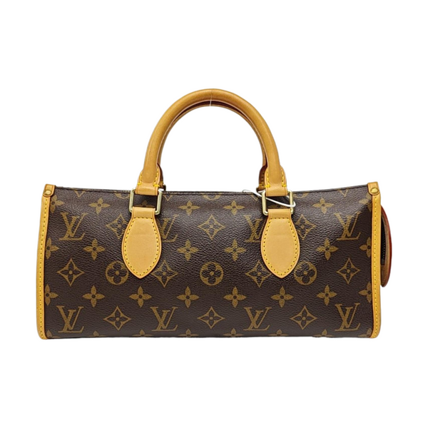 POPINCOURT Monogram Coated Canvas Brown