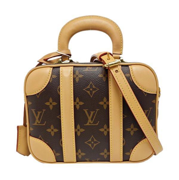 LUGGAGE Monogram Coated Canvas Brown