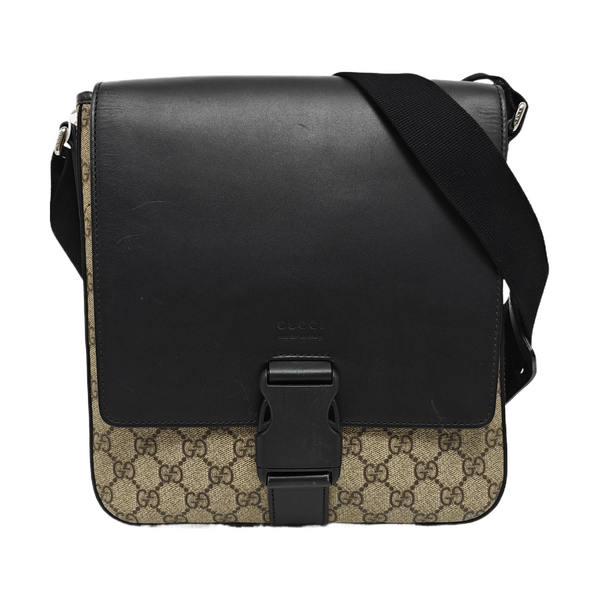 Monogram Coated Canvas Shoulder Bag Brown