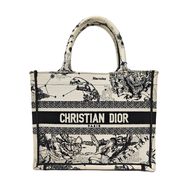 Book Tote Small Canvas White